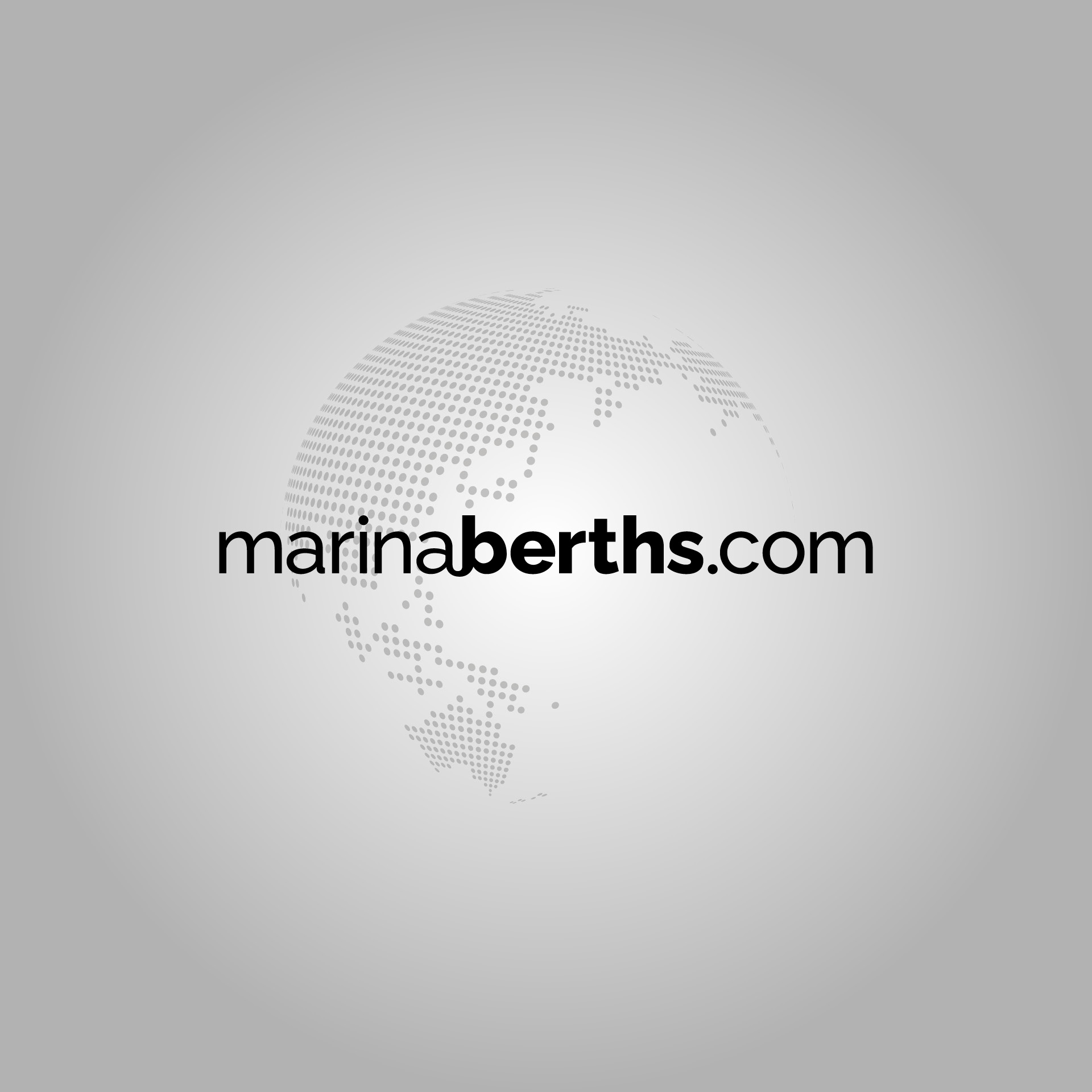 Marina Berths logo with globe in background