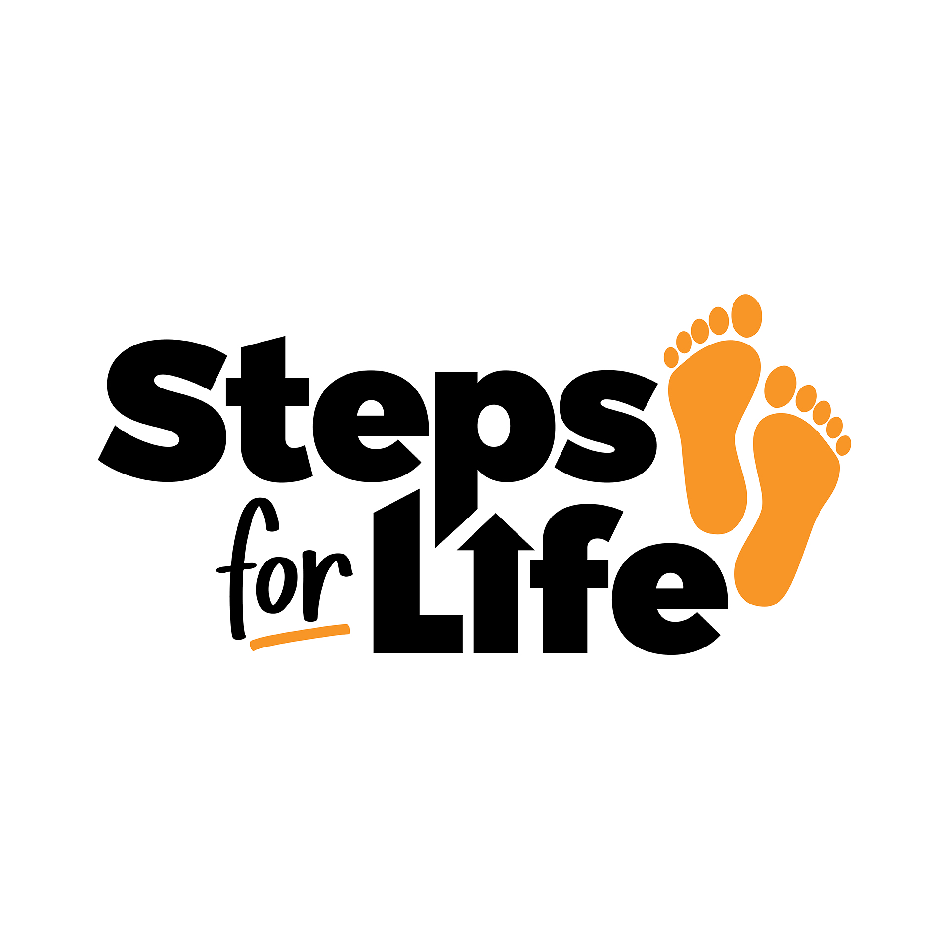 Steps for Life refreshed logo